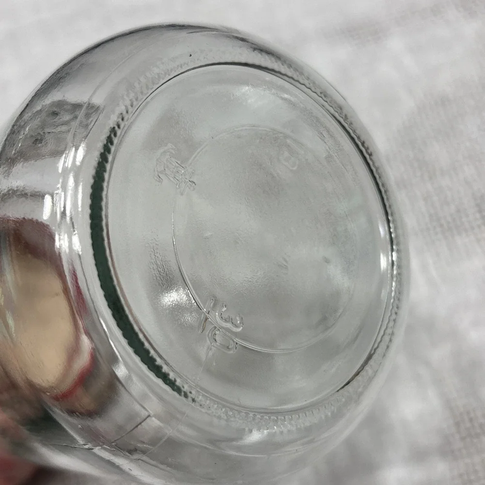Vtg Maxwell Coffee Anchor Hocking 1776 Bicentennial Glass Jar Red Lid  Bell